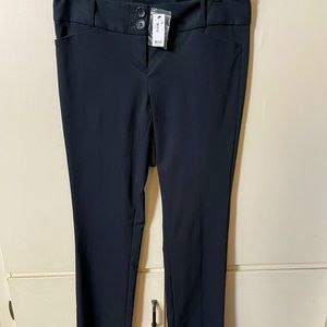 Navy straight leg dress pants from The Limited with tags.